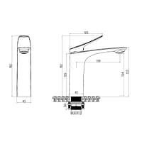 Vòi lavabo DEMUHLER MLA611207C 11 MLA611207C 5
