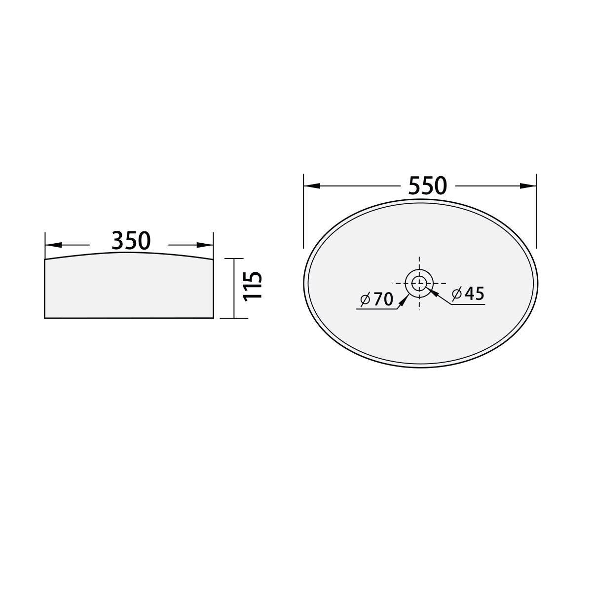Chậu Lavabo đặt bàn DeMuhler ML713006 2 ML713006 banve 1