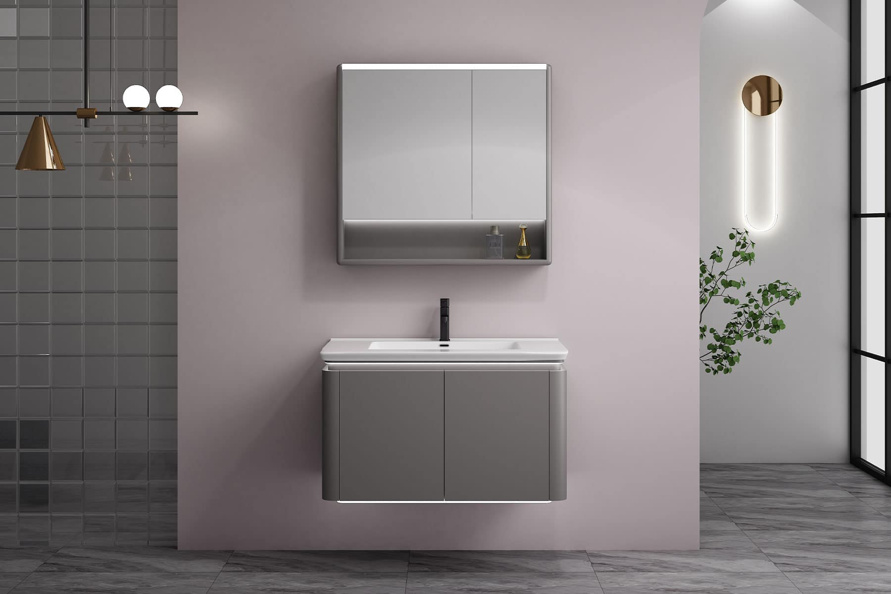 Bộ tủ Lavabo DeMuhler ML276312-80 2 ML276312 80 mota