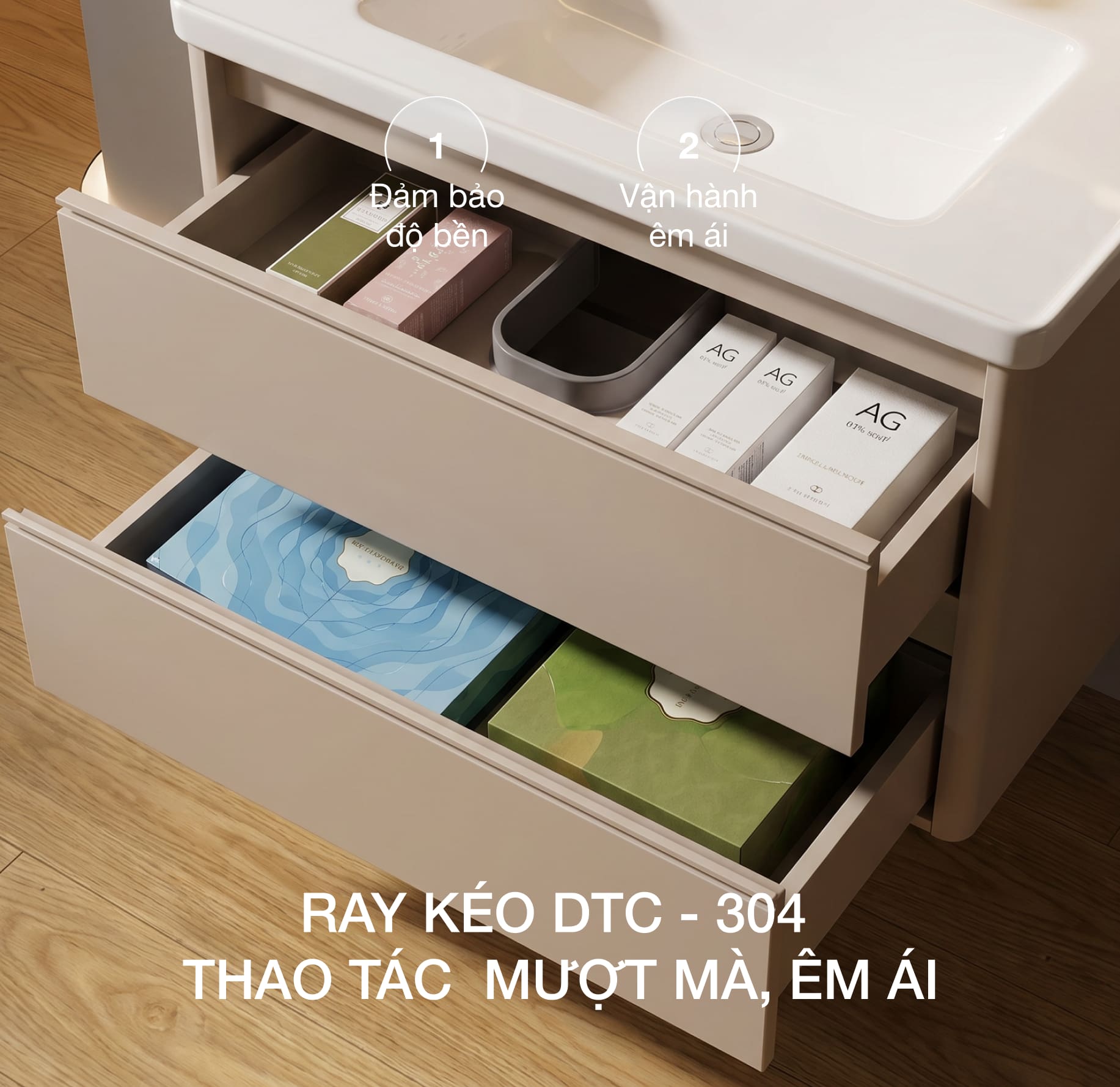Bộ tủ Lavabo DeMuhler ML276330-100 3 Bộ tủ Lavabo DeMuhler ML276330-100 - Image 3