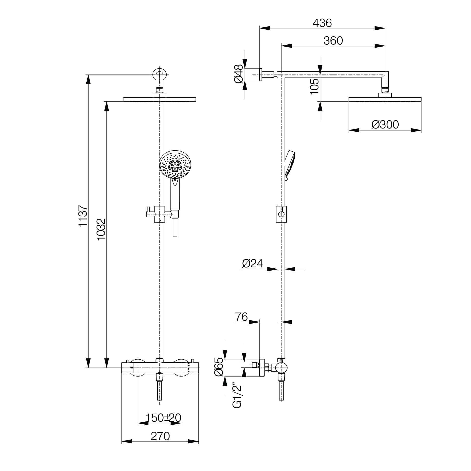 Sen tắm cây DeMuhler ITA3951301C 2 ITA3951301C bv
