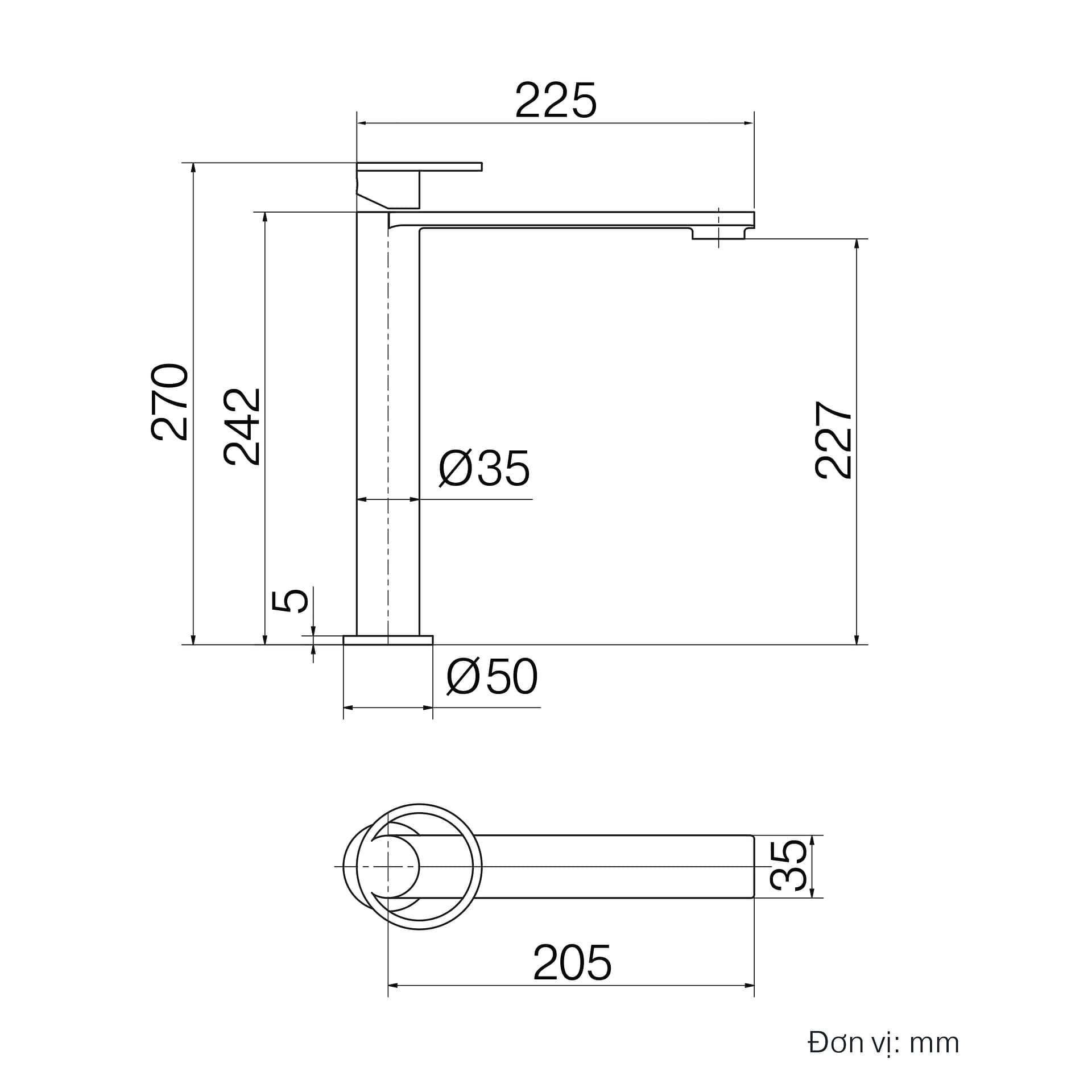 Vòi Lavabo DeMuhler ITA3961302C 2 ITA3961302 bv