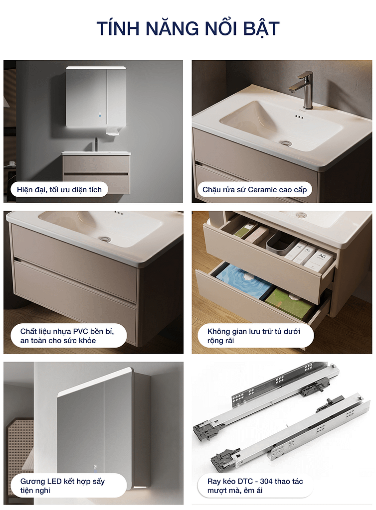 Bộ tủ Lavabo DeMuhler ML276330-100 15 234