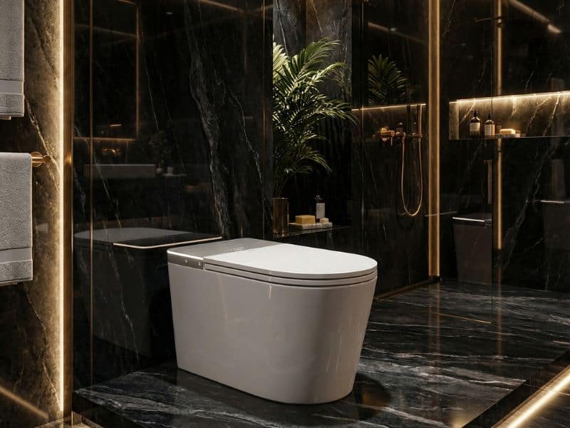 DeMuhler Nexa: Giải pháp bồn cầu thông minh nâng tầm trải nghiệm phòng tắm hiện đại cho mọi gia đình 1 DeMuhler NEXA thiết kế liền khối tối giản mà sang trọng