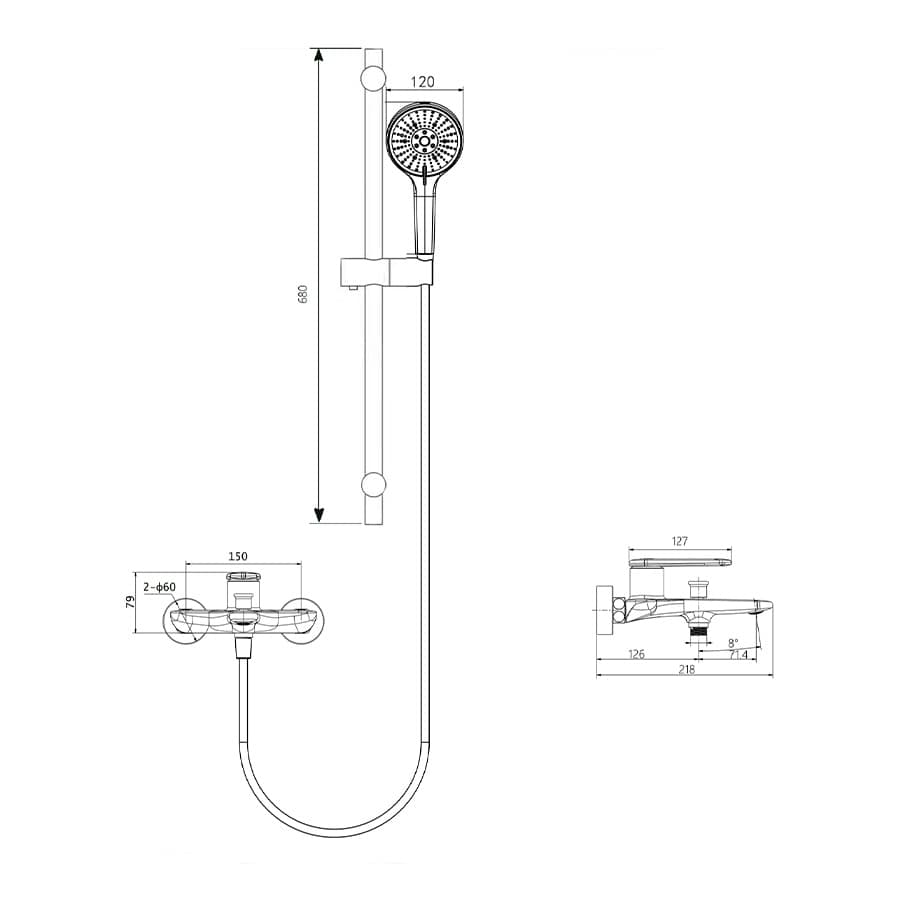 Vòi sen nóng lạnh DeMuhler ML511103C 3 ML511103C bv